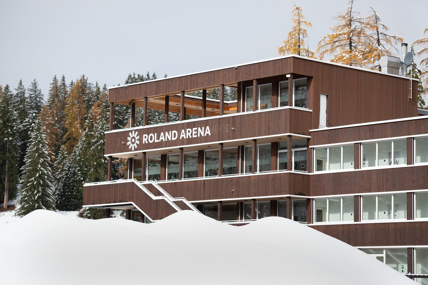 Ort des Geschehens: Die Roland Arena in Lantsch/Lenz.