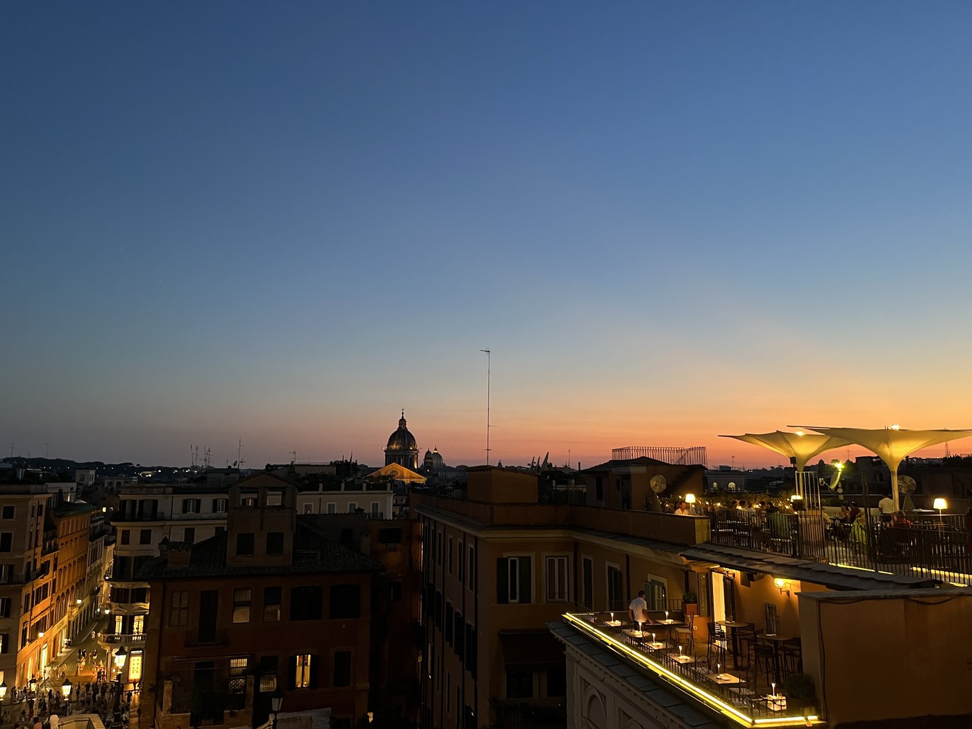 Sonnenuntergang: Ultra kitschig, aber ein Highlight meiner Italien-Reise. 