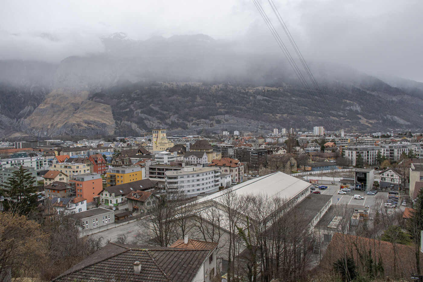 Verhangen: Das Wetter an jendem Mittwochnachmittag ist nicht gerade einladend.