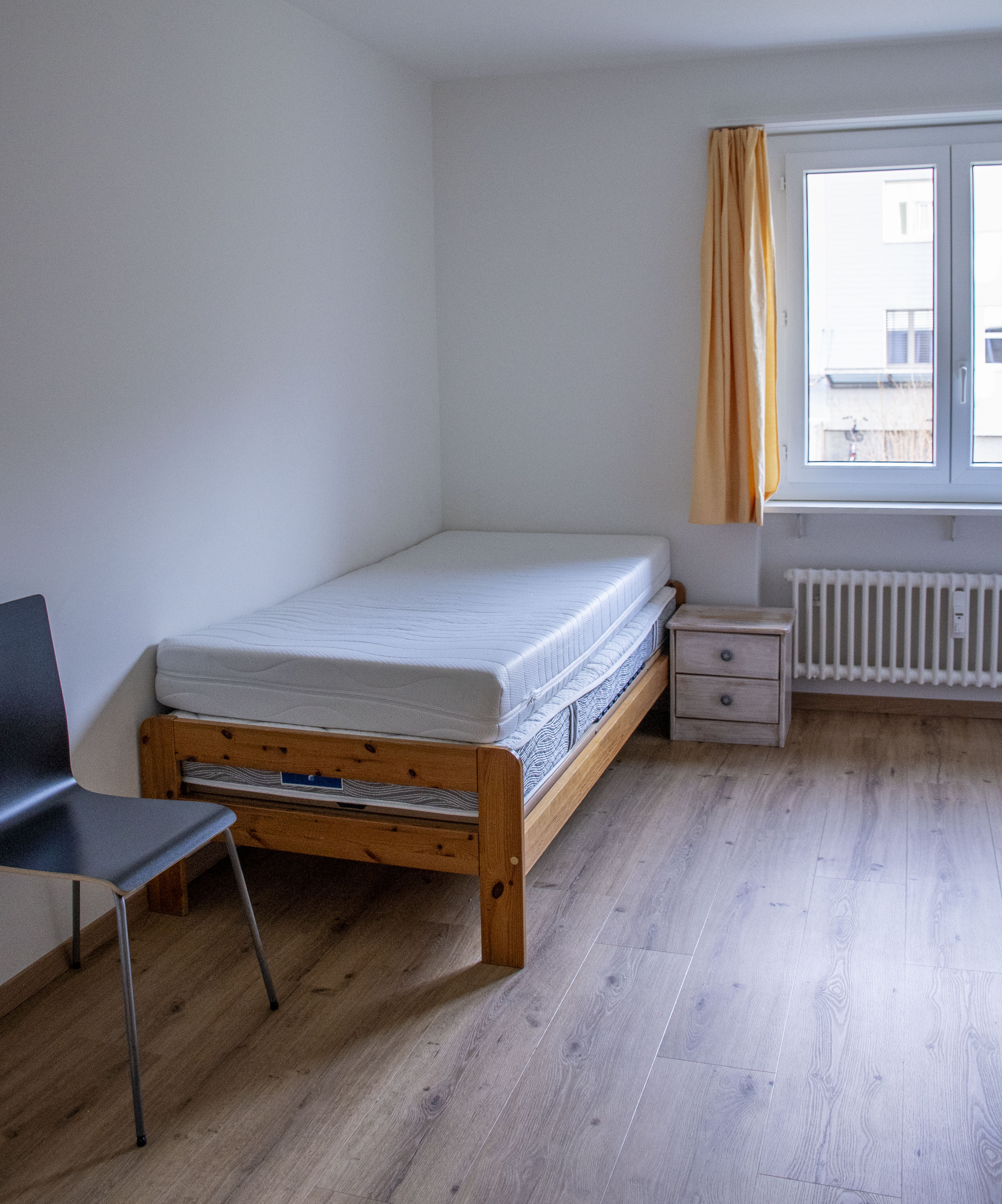 Noch ist dieses Zimmer leer. Im April wird ein neuer Bewohner einziehen. 