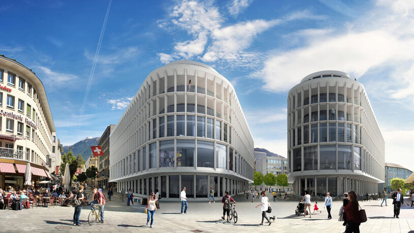 Ab Winter 2019 soll es am Bahnhof Chur so aussehen.