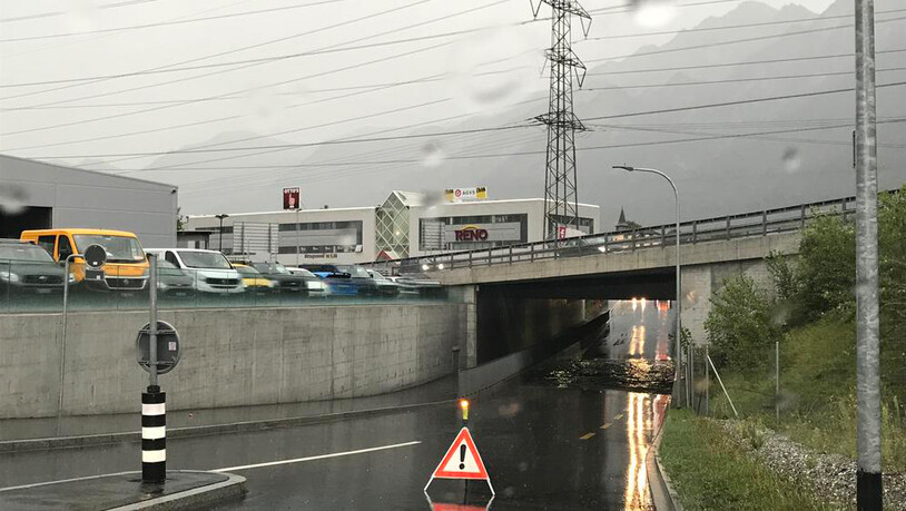 Unterführung beim Autobahnzubringer Chur Süd