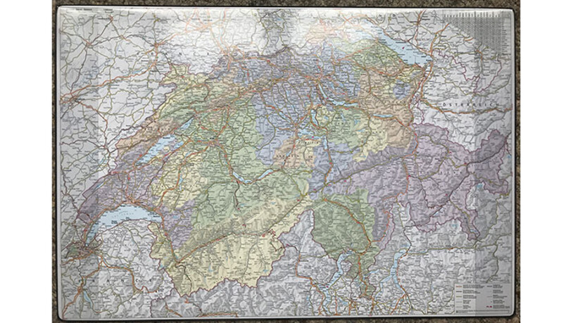 Damals bei den Strebern (w/m) sehr beliebt: Geografie-Karten