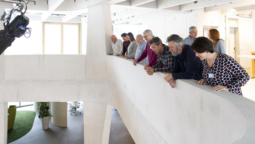 Nach dem Workshop folgte ein entspannter Rundgang durchs Medienhaus. 