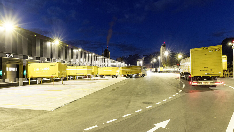 Heute Freitag wurde das neue Paketzentrum in Betrieb genommen. PRESSEBILD