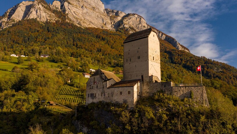 Museum: Im 900-jährigen Turm des Schloss Sargans gibt es viel Geschichte und Kultur zu entdecken.