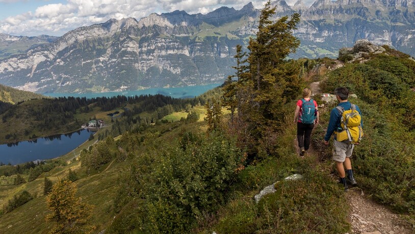 Auf der Seebenalp befinden sich drei Bergseen: Grosssee, Heusee, Schwarzsee.