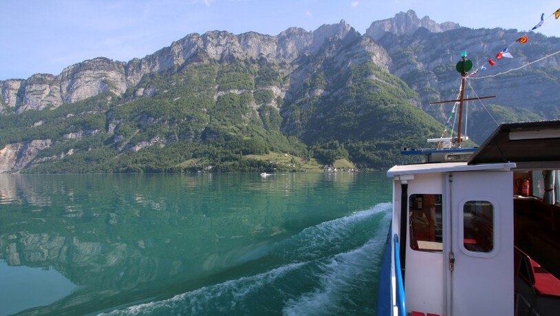 Rund 151 Meter tief: Der Walensee wird im Sommer selten über 20 °C warm. 