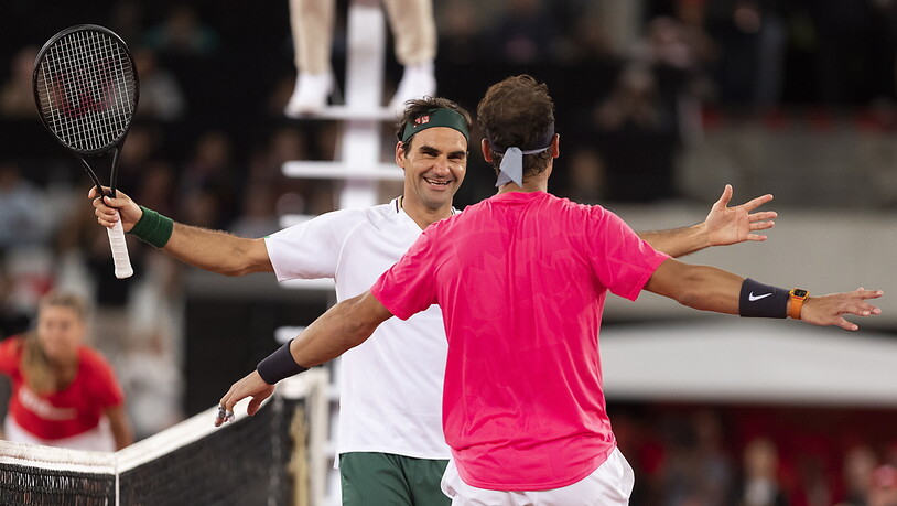 Freunde geworden und nun auch im Abschied vereint: Roger Federer und Rafael Nadal treten am Laver Cup zusammen im Doppel an