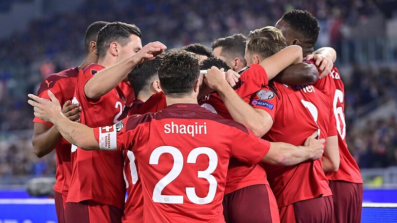 Nominierte Kategorie "Team des Jahres": Die Schweizer Fussballer qualifizierten sich in der Gruppe mit Europameister Italien direkt für die WM in Katar