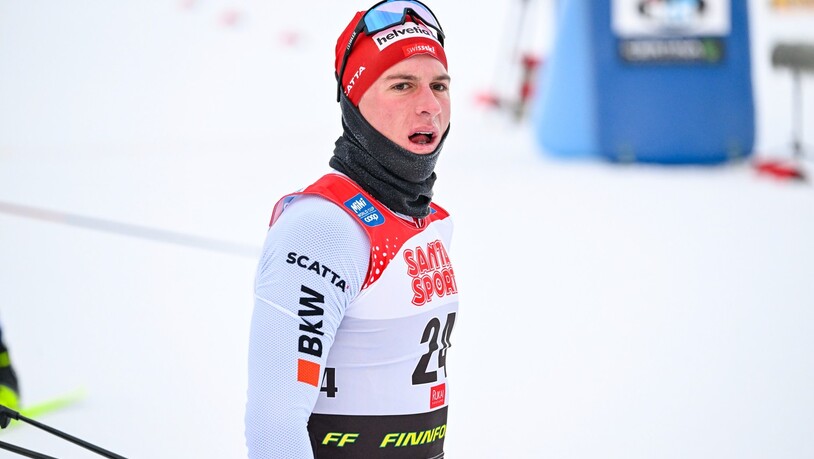 Gelungener Auftakt: Valerio Grond nach seinem Rennen im finnischen Ruka.