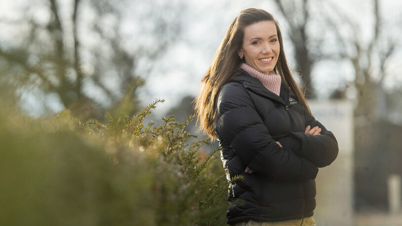 Zurückgetretene Biathletin: Selina Gasparin zeigt sich am Wochenende nochmals auf der Loipe und im Schiessstand.