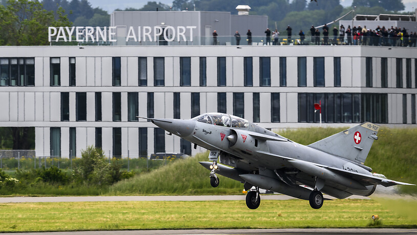 Vom Militärflugplatz Payerne stieg die Mirage zum letzen Mal in den Himmel.
