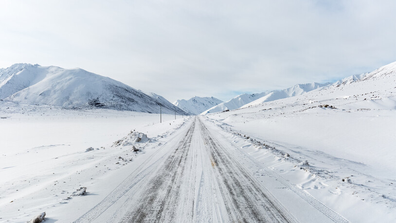 Hier geht's nicht mehr durch: Zwischen Preda und La Punt gilt seit gestern Abend Wintersperre.
