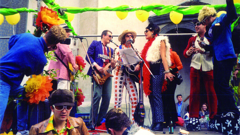 Die erste Band: Schlagerrahm sorgte 1997 für Stimmung. Bilder zVg