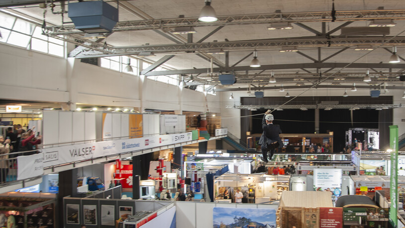 Einblick in die higa in der Churer Stadthalle