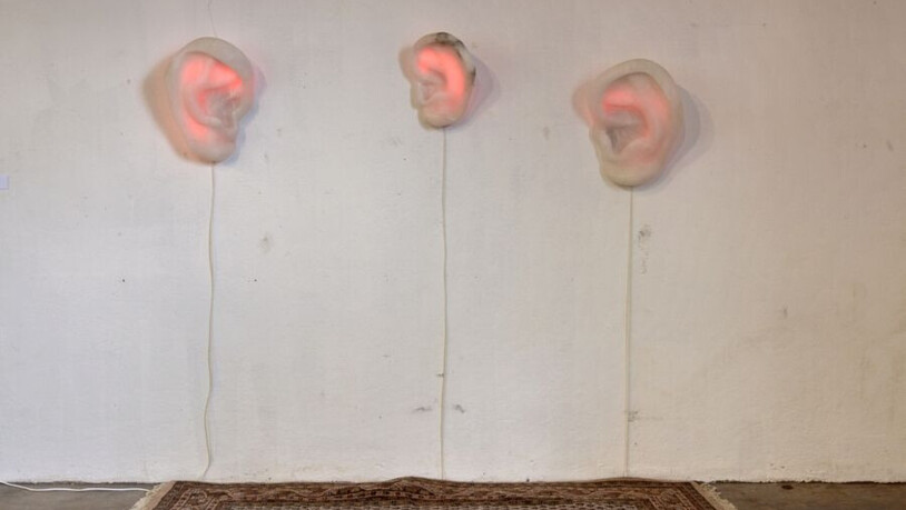 Immer wieder stösst Eva Oertli in neue Kunstfelder vor und verwendet neue Materialien und neue Konzepte, wie hier bei der Installation «tell me lies, tell me sweet little lies…» 