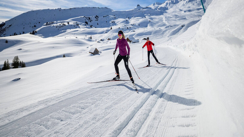 Langlaufen im Heidiland: Geheimtipp im Taminatal oder 20 Loipenkilometer am Flumserberg.