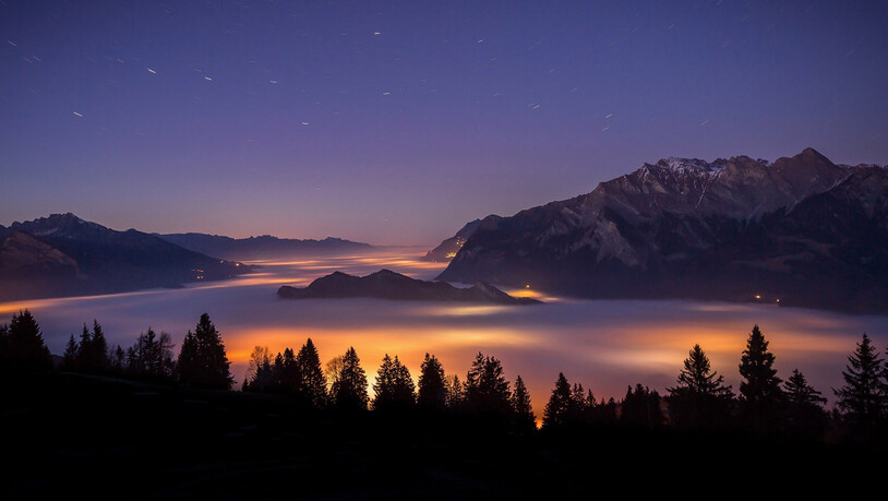 Samstagabendfahrten am Pizol: Aussicht vom Liechtliweg.