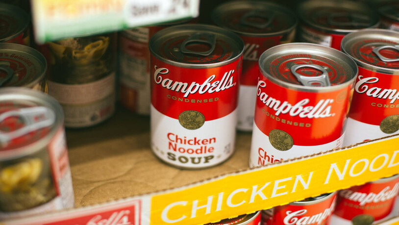 Campbell’s Soup: ikonisiert durch den Pop-Art-Künstler Andy Warhol.