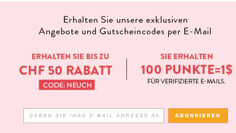 Eine Mausbewegung: Neukunden sollen sofort an Shein gebunden werden.