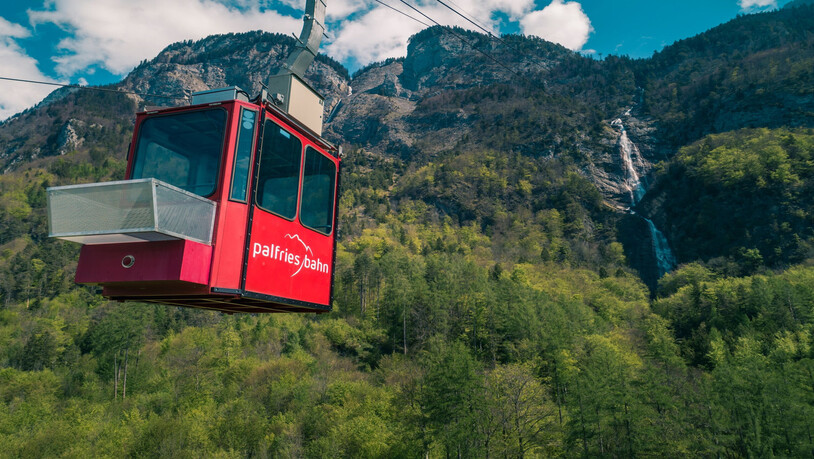 Sonnenverwöhnte Hochebene beim Walensee: Bergbahnen Palfries.