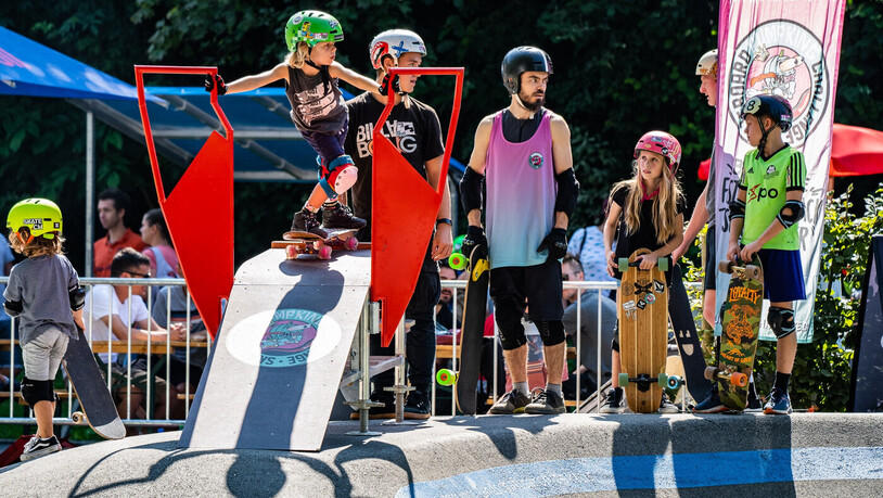 Gespannte Blicke: Gleich geht die Pumpking Challenge los.