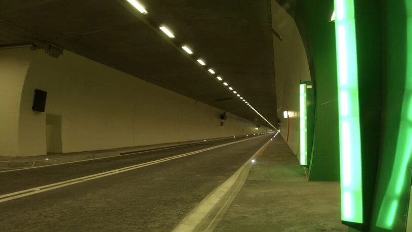 Der Gotschnatunnel der Umfahrung Klosters.