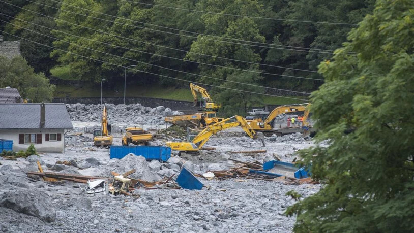 SCHWEIZ BERGSTURZ BERGELL