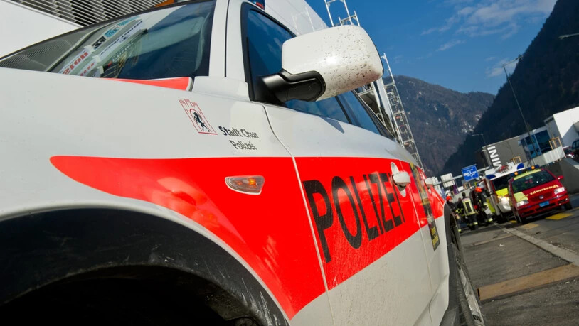 Die Stadtpolizei Chur musste zu einem Unfall ausrücken.