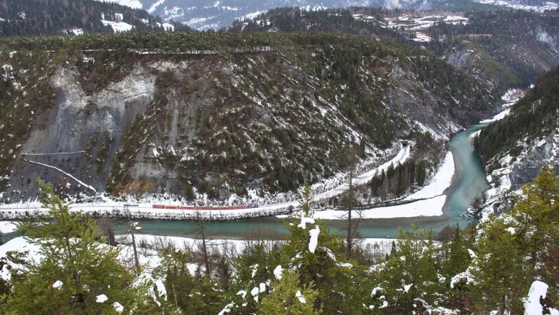 Ruinaulta  Rheinschlucht Ilanz Reichenau