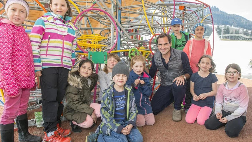 Roger Federer Foundation Kinder Churwalden Künstler Stefan Grünenfelder Kugelbahn