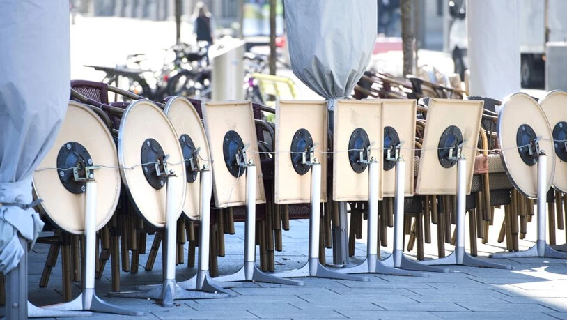 Coronavirus Corona leer Restaurant Chur Strassen 
