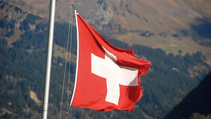 Schweizerfahne, Schweizer, Schweizerkreuz, Wichlen,