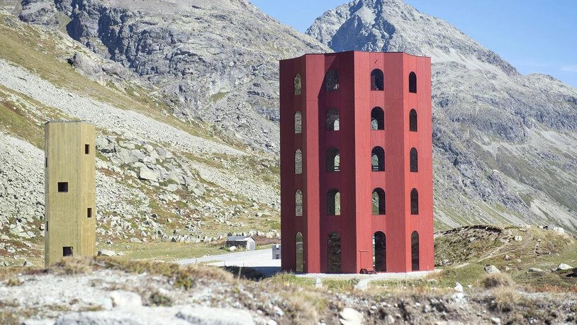 Julierturm Origen Initiant Giovanni Netzer Julierpass Turm