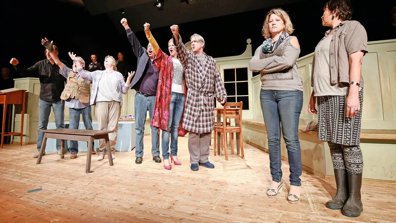 Theater Glarus Theaterstück Aufführung Bühne Probe