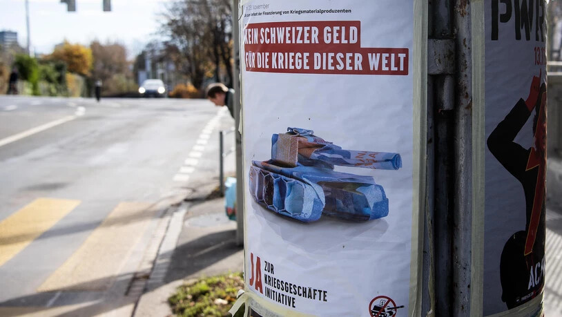 SCHWEIZ KRIEGSGESCHAEFTE INITIATIVE