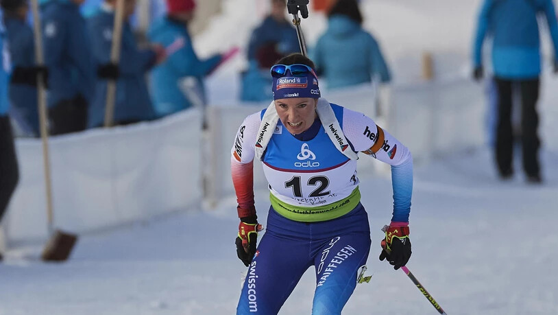 Selina Gasparin erreichte im Sprintrennen in Oberhofen mit dem 23. Rang das beste Schweizer Ergebnis.