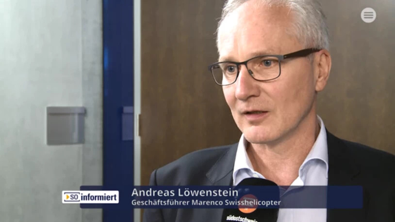 Andreas Löwenstein macht sich für den Standort Mollis stark. Bild TV Südostschweiz