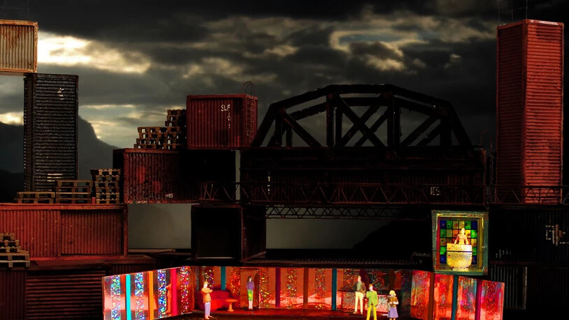 Die Bühnenlage am Walensee.