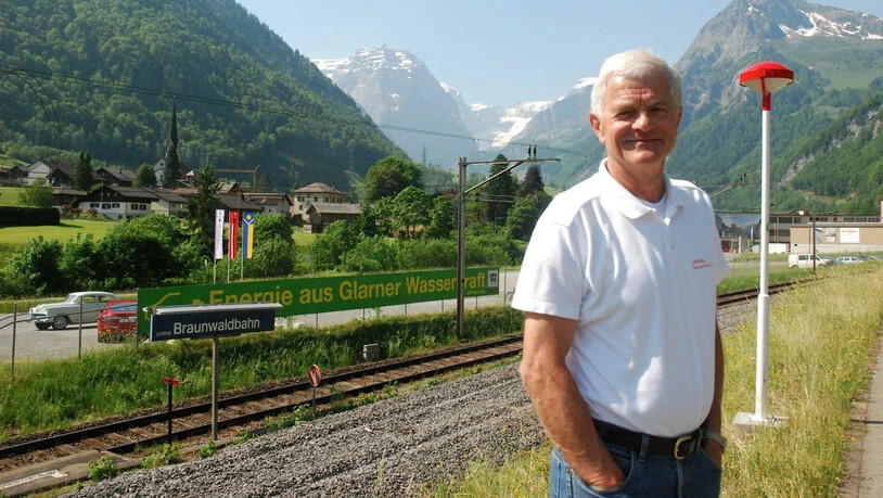 Hans-Peter Keller leistet mit den Elektro-Tankstellen  einen Beitrag zur Umsetzung der Energiestrategie. 