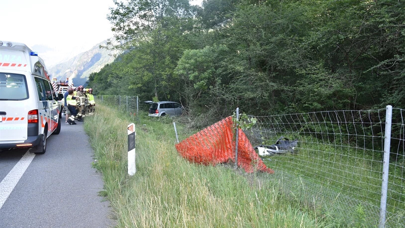 Hier endete das Unglück. 