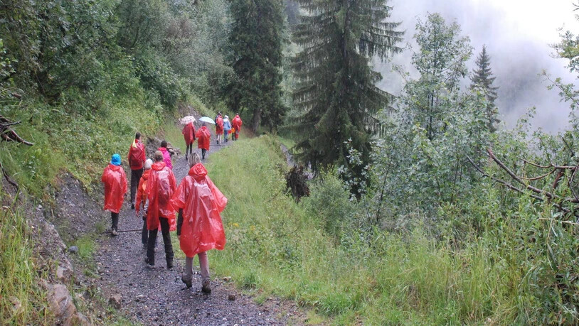 Die RSO-Regenpelerine kam zum Einsatz.