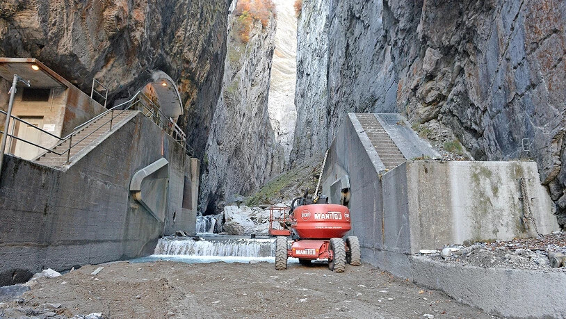 Der Beton bleibt: Wegen Felssturzgefahr werden die Bauten nicht wie geplant abgebrochen.