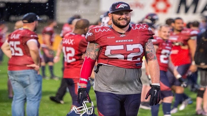 Jeff Worthy gewann mit den Calanda Broncos im Juli den Swiss Bowl.