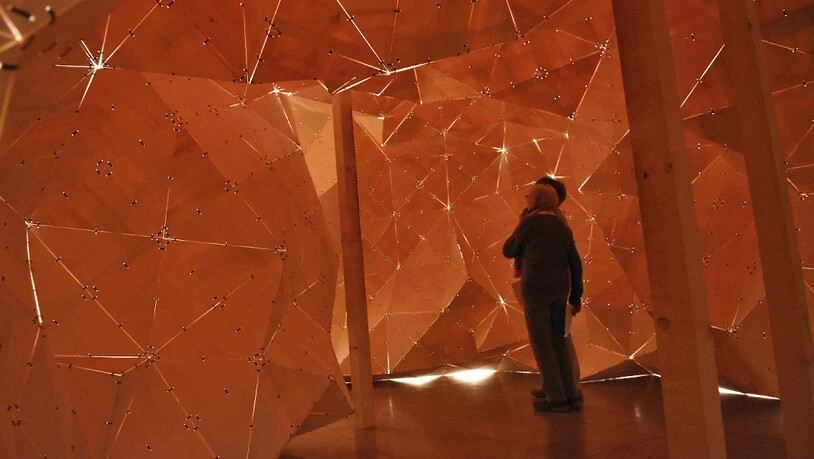 ... begehbare Skulptur von Lisa Eikrann beeindruckt die Besucher von aussen und im Innern.