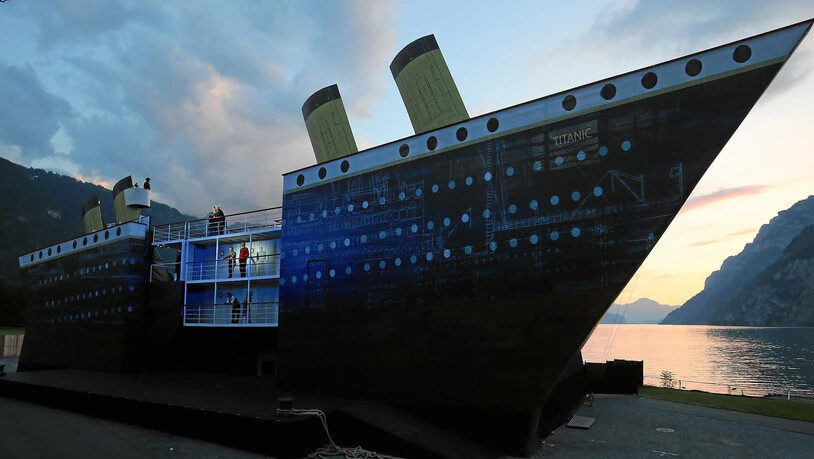 So wurde die Walensee-Bühne für «Titanic» inszeniert.