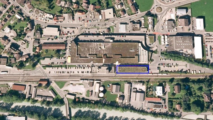 Hier soll das neue Kino hinkommen.