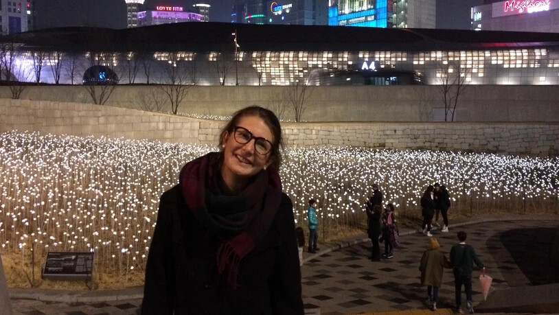 Simona Bucher im Dezember 2015 in Seoul.