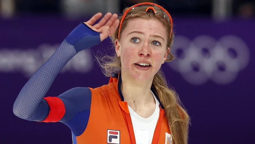 Europameisterin über 3000 m und nun Olympiasiegerin über 5000 m: die 22-jährige Niederländerin Esmee Visser